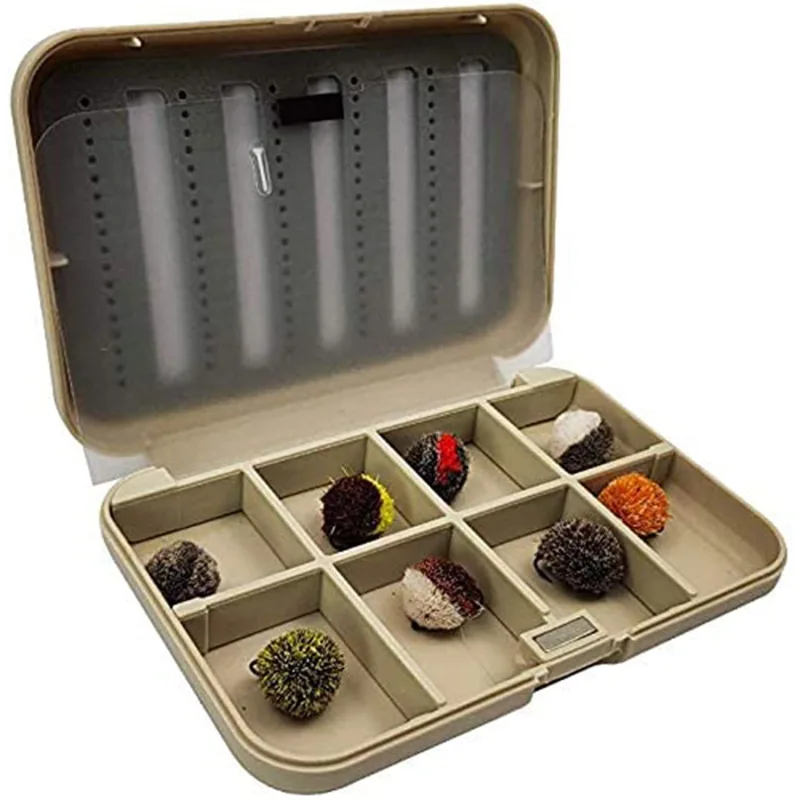 Riverrruns Best Assortment Combo Flies with A Fly Box,Bead Head Flies,Carp Flies,Dry Flies,Nymphs,Streamers,Salt Water Flies,Bread Like,Foam Flies.