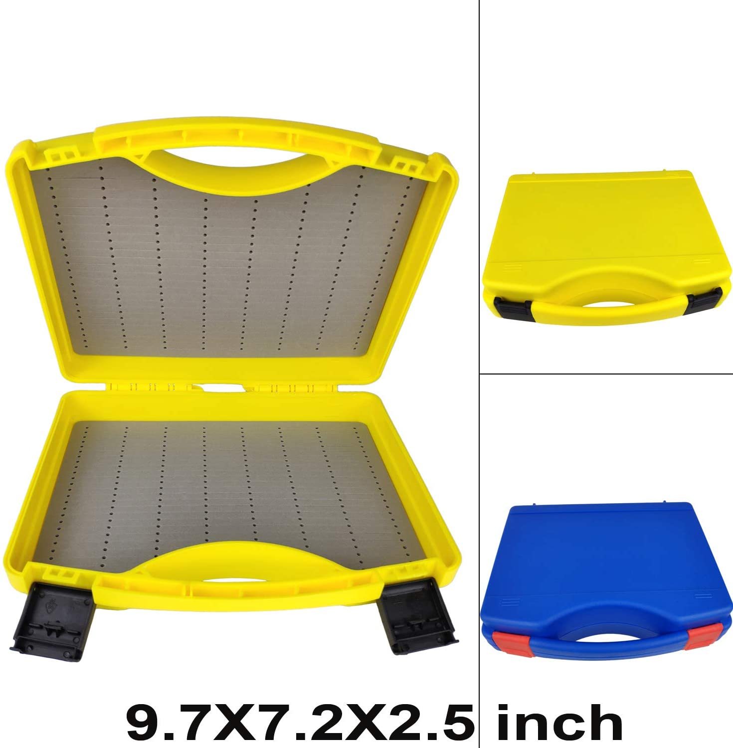 Riverruns Large Streamer Fly Box SF-I Click Lock Large Storage Box Boating Fly Fishing Boxes 9.5X7X2.5 inch/ 242X180X64mm