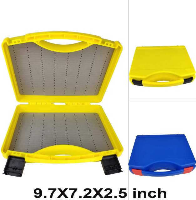 Riverruns Large Streamer Fly Box SF-I Click Lock Large Storage Box Boating Fly Fishing Boxes 9.5X7X2.5 inch/ 242X180X64mm