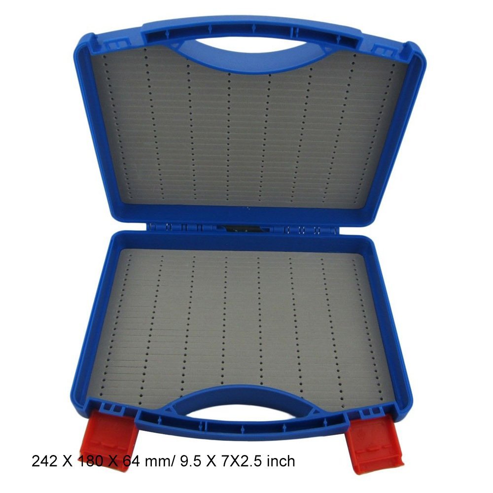 Riverruns Large Streamer Fly Box SF-I Click Lock Large Storage Box Boating Fly Fishing Boxes 9.5X7X2.5 inch/ 242X180X64mm
