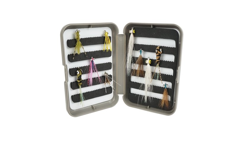 Riverruns Assortment Wet Flies Fly Fishing Trout Dry Fly Fishing Flies with Fly Box Package