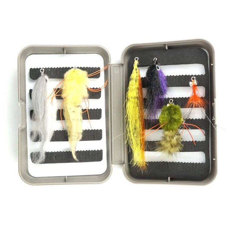 Riverruns Assortment Wet Flies Fly Fishing Trout Dry Fly Fishing Flies with Fly Box Package