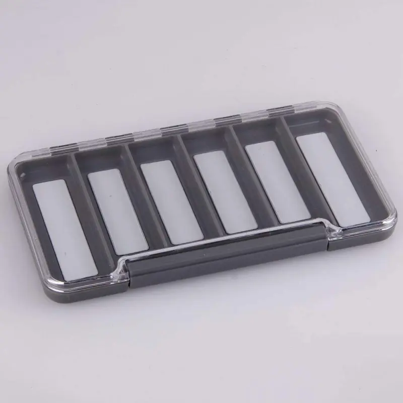 Aventik Waterproof Fly Fishing Boxes Easy Grip Foams Multi Magnetic Compartments Tackle Box 7.36\\\"X4.02\\\"X0.63\\\"