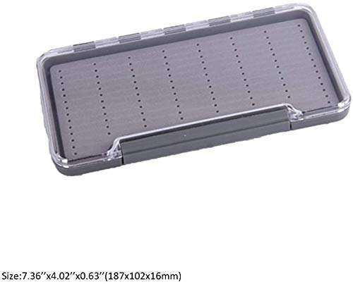 Aventik Waterproof Fly Fishing Boxes Easy Grip Foams Multi Magnetic Compartments Tackle Box 7.36\\\&quot;X4.02\\\&quot;X0.63\\\&quot;