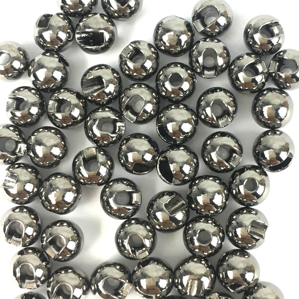 Aventik Think Fast Think Deep Beads 50pc Tungsten Beads Slotted Fly Tying Materials 10 Colors / 5 Sizes Jig Hooks Fly Fishing