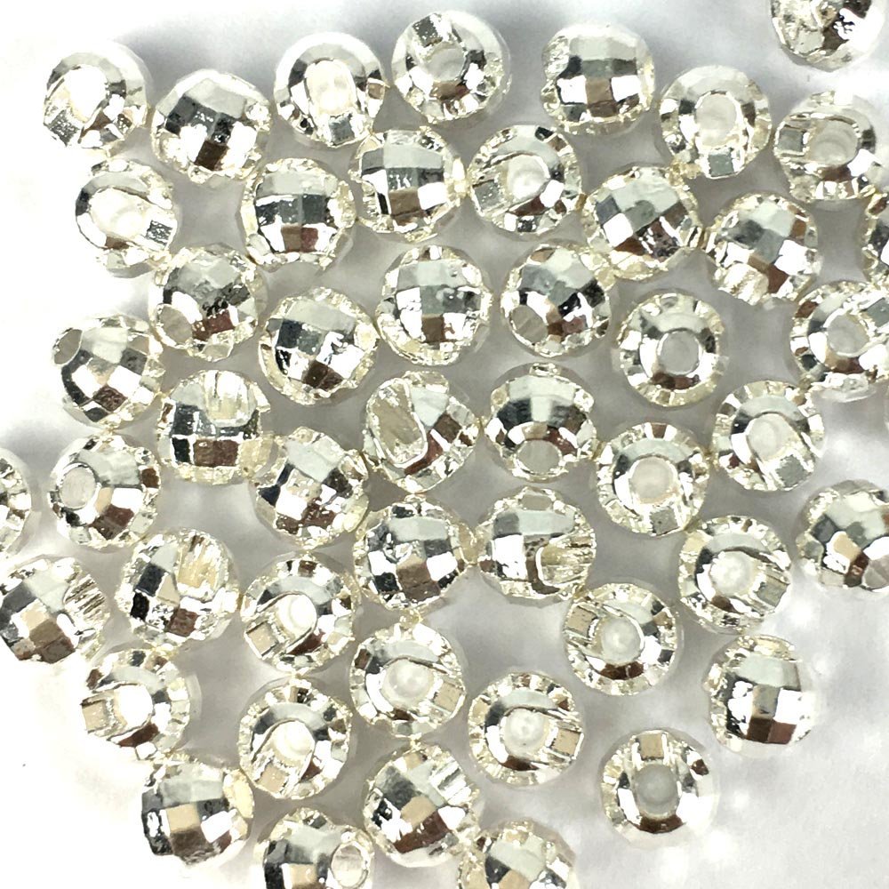 Aventik Think Fast Think Deep Beads 50pc Tungsten Beads Diamond Faceted Slotted Fly Tying Materials 10 Colors / 5 Sizes Fly Fishing Reflex Faceted Jig Hook