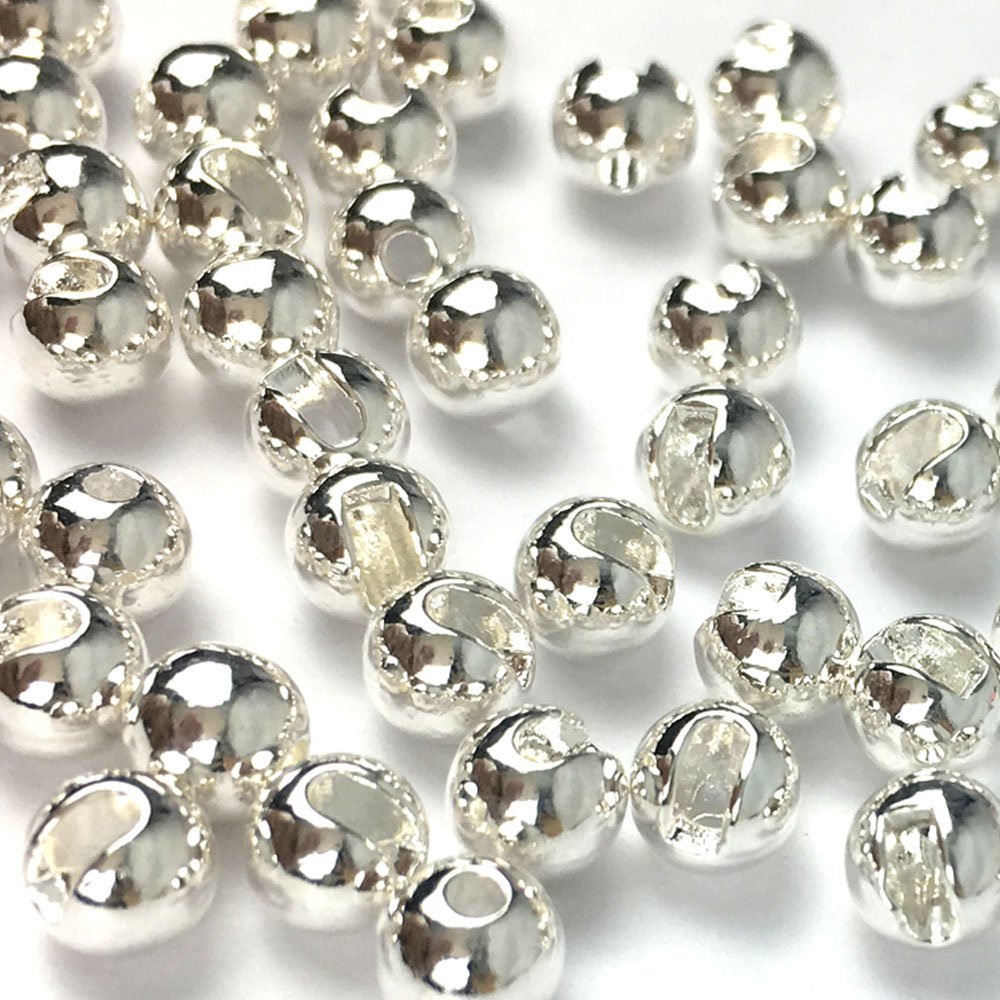 Aventik Think Fast Think Deep Beads 50pc Tungsten Beads Slotted Fly Tying Materials 10 Colors / 5 Sizes Jig Hooks Fly Fishing