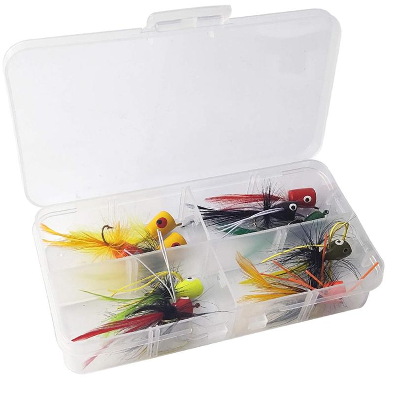 Super Realistic Flies Bass Flies Popper Flies Fly Dry Fly Fishing Flies Kit Trout Streamer Fly Poppers