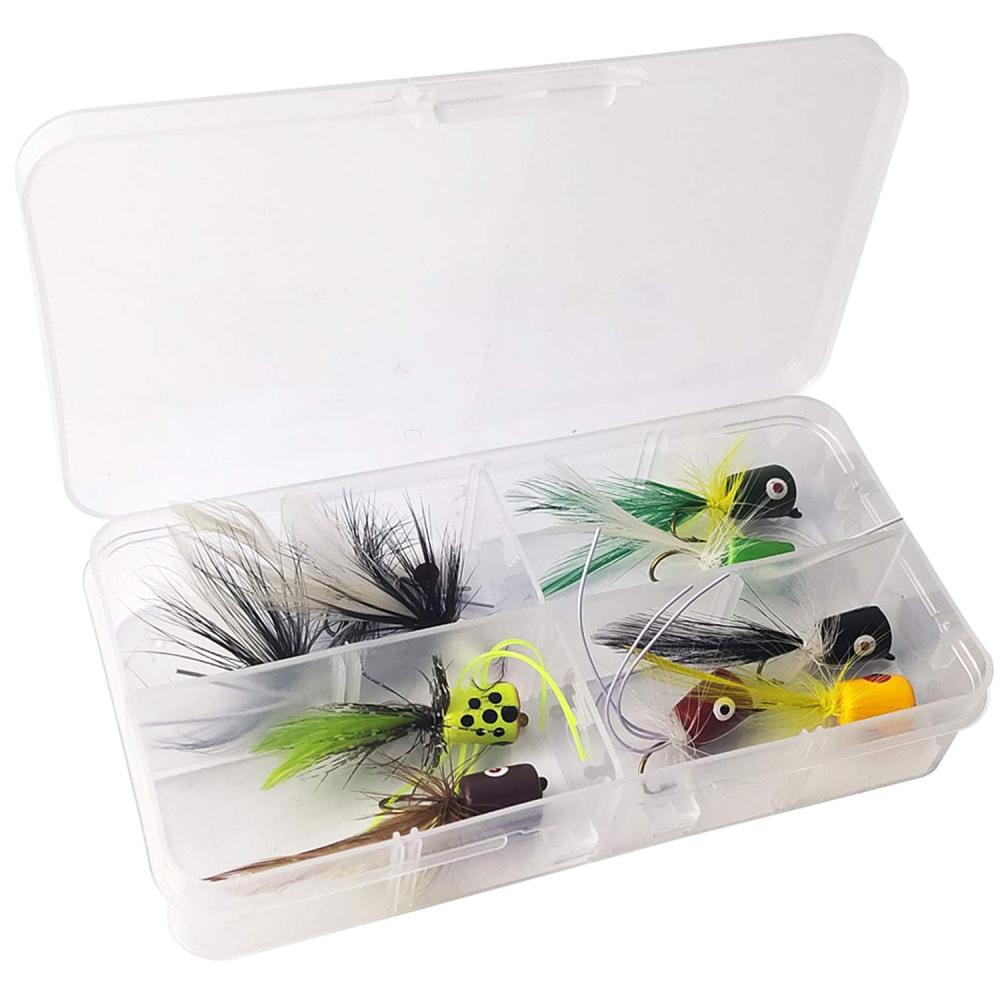Super Realistic Flies Bass Flies Popper Flies Fly Dry Fly Fishing Flies Kit Trout Streamer Fly Poppers