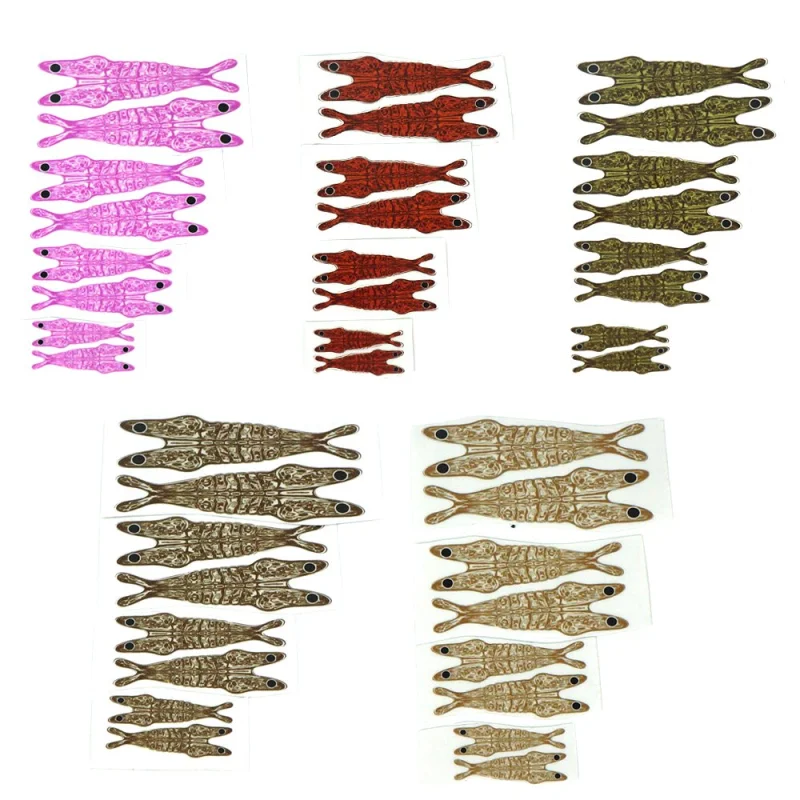 Riverruns Super Realistic Fly Tying Materials, Gammarus Back, Jngle Cock Subsitute, Realistic Wings, 3D Shrimps Shell