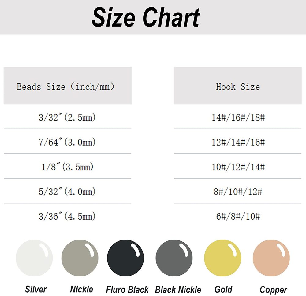 Think Fast Think Deep Beads Aventik 100pc Tungsten Beads Slotted Fly Tying Materials 10 Colors / 5 Sizes Jig Hooks Fly Fishing