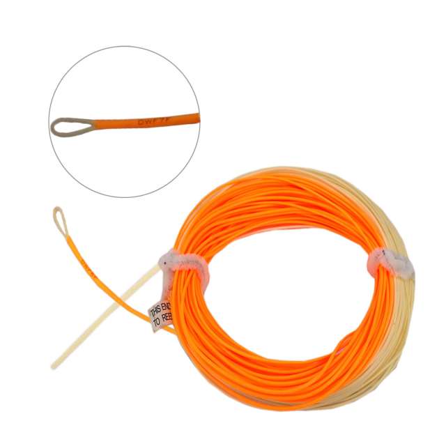 Aventik Fly Line Saltwater Float Fly Fishing Weight Forward Line with Exposed Loop or 2 Welded Loops 95FT Freshwater Saltwater Fishing Line