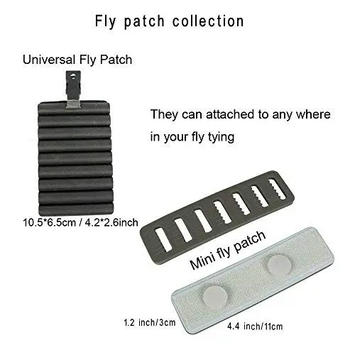 Aventik Hair Stacker Fly Tying Tools and Wooden Hook Size Gauge Measure Tool, Fly Tying