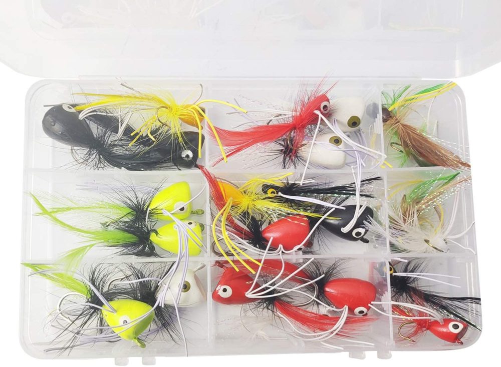 Super Realistic Flies Bass Flies Popper Flies Fly Dry Fly Fishing Flies Kit Trout Streamer Fly Poppers