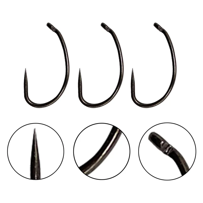 Barbless Fly Fishing Hooks Catch & Release Dry Nymph Shrimp Pupa jig Fly Hooks Fixes Size Combo
