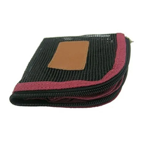 Aventik Fly Fishing Tapered Leader Wallet Tippet Line Case 5 Slots Net-Like Leader Tippet Storage Leader Pocket 4X4inch