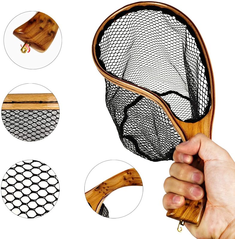 Aventik Tenkara Curved Wooden Landing Net