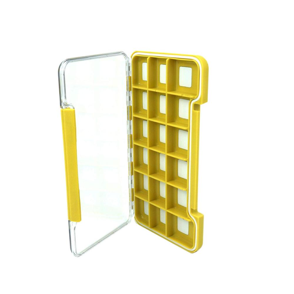 Aventik Waterproof Fly Fishing Boxes Easy Grip Foams Multi Magnetic Compartments Tackle Box 7.36"X4.02"X0.63"