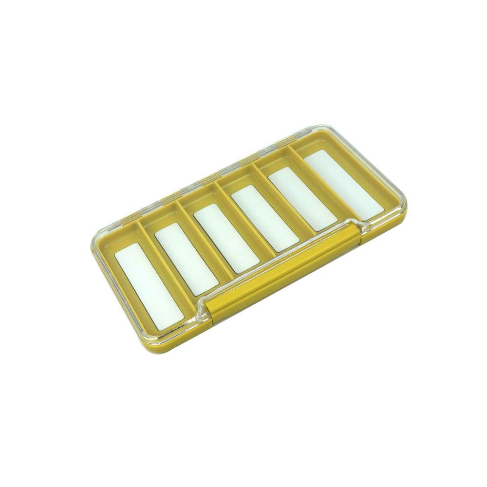 Aventik Waterproof Fly Fishing Boxes Easy Grip Foams Multi Magnetic Compartments Tackle Box 7.36"X4.02"X0.63"