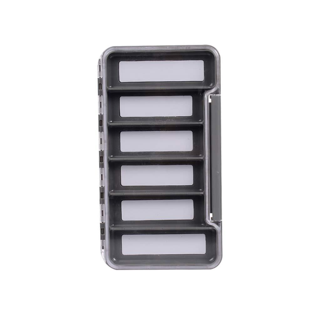 Aventik Waterproof Fly Fishing Boxes Easy Grip Foams Multi Magnetic Compartments Tackle Box 7.36"X4.02"X0.63"