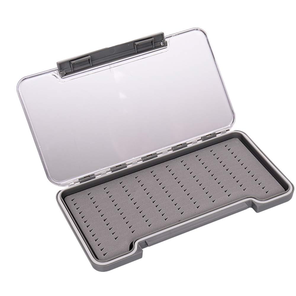 Aventik Waterproof Fly Fishing Boxes Easy Grip Foams Multi Magnetic Compartments Tackle Box 7.36"X4.02"X0.63"