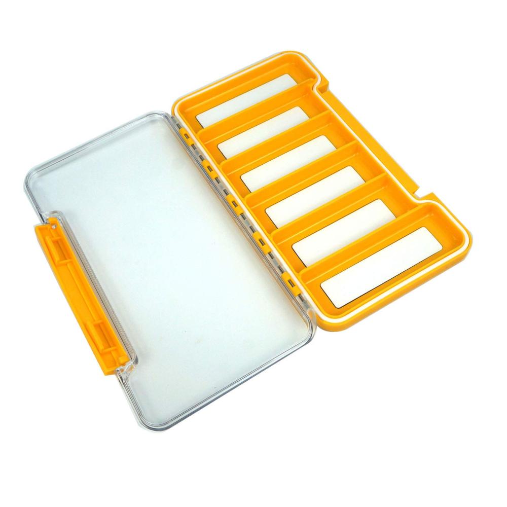 Aventik Waterproof Fly Fishing Boxes Easy Grip Foams Multi Magnetic Compartments Tackle Box 7.36"X4.02"X0.63"