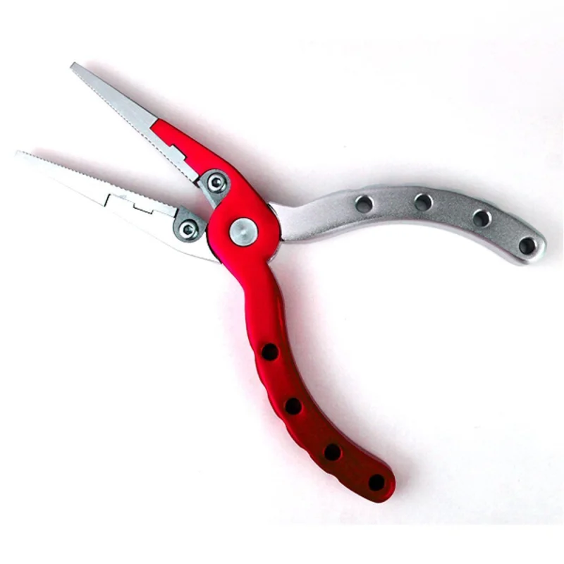 Aventik 5 inch Mini Handy Aluminum Fishing Pliers with Sheath and Lanyard 5 Colors Saltwater and Freshwater Fishing Braid Cutters Hook Remover