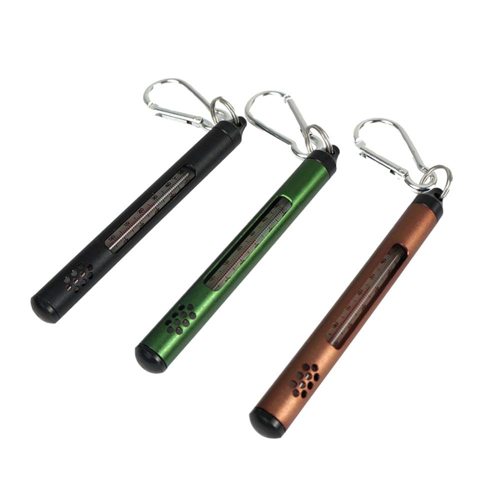 Aventik Fly Fishing Water Thermometer 20-120 Fahrenheit/Celsius Rotate Lake Thermometer Anglers Vest Pack Tool Gear Accessories Fly Fishing Carp Bass Sea Fishing