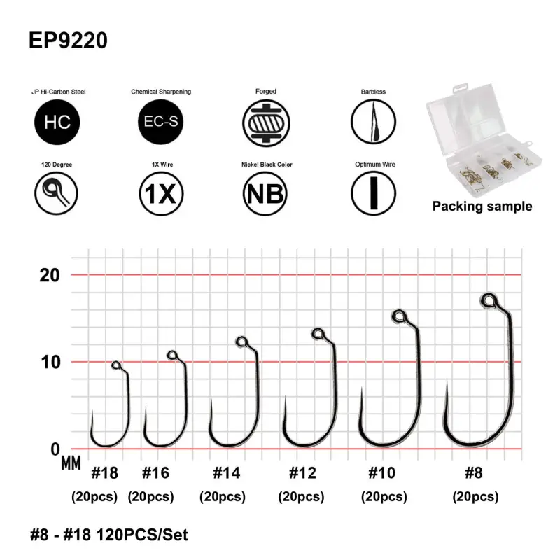 Eupheng Prime Assortment Barbless Fly Fishing Hooks Dry Wet Nymph Streamer Caddis Shrimp Pupea Jig Collection High Carbon Competition Great Value Package