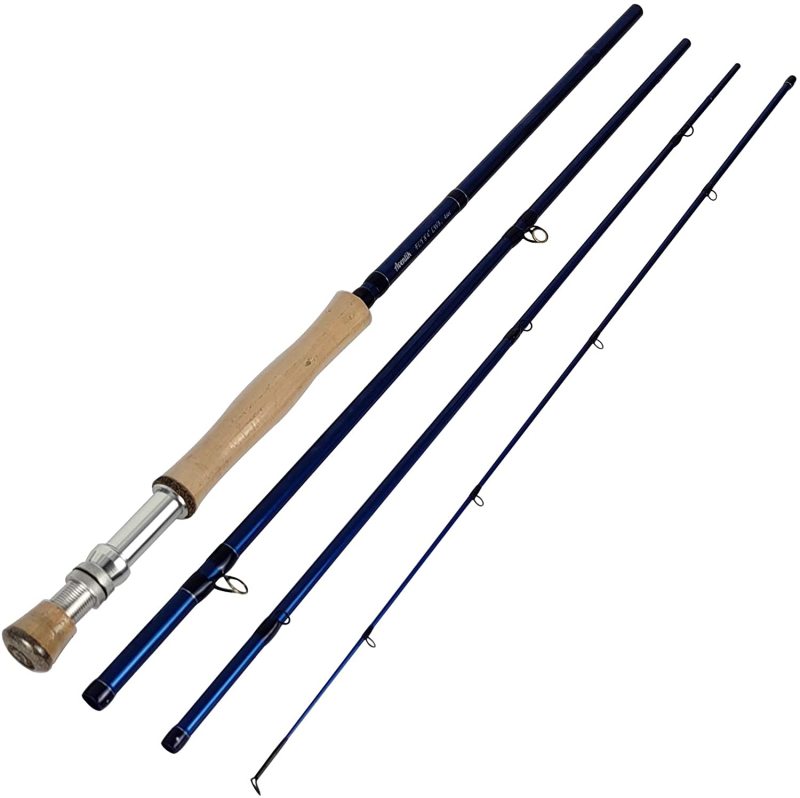 Aventik S-Glass Fly Fishing Rods Fast Rod 4pc 6’1” LW1/2, 8'4'' LW8 Ultra Light Classic Medium Fast Action