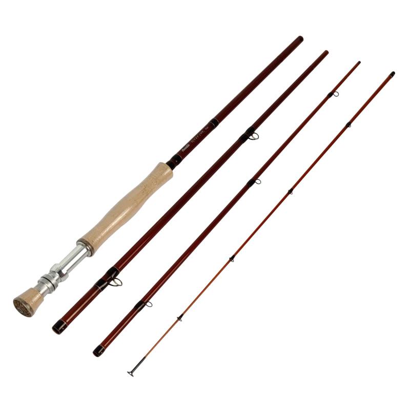 Aventik S-Glass Fly Fishing Rods Fast Rod 4pc 6’1” LW1/2, 8'4'' LW8 Ultra Light Classic Medium Fast Action