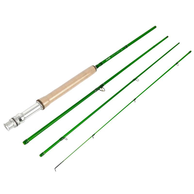 Aventik S-Glass Fly Fishing Rods Fast Rod 4pc 6’1” LW1/2, 8'4'' LW8 Ultra Light Classic Medium Fast Action