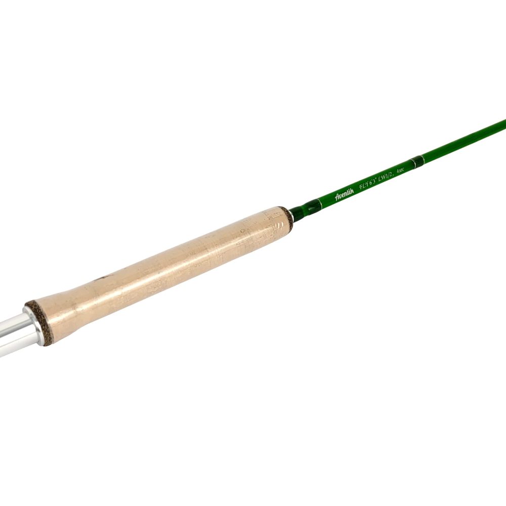 Aventik S-Glass Fly Fishing Rods Fast Rod 4pc 6’1” LW1/2, 8'4'' LW8 Ultra Light Classic Medium Fast Action