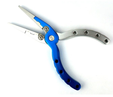 Aventik Top quality 5 inch Aluminum Fishing Pliers with Sheath and Lanyard 5 Colors Choice for Both Saltwater and Freshwater L