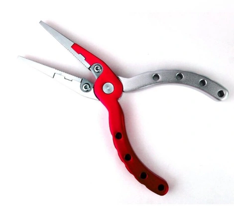 Aventik Top quality 5 inch Aluminum Fishing Pliers with Sheath and Lanyard 5 Colors Choice for Both Saltwater and Freshwater L