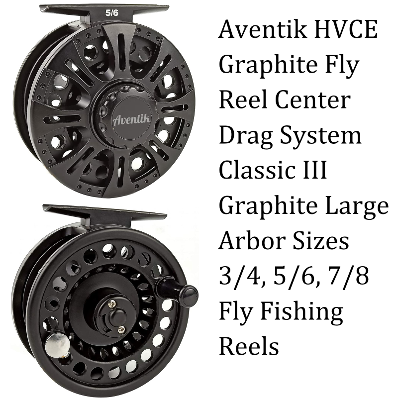 Aventik Fishing Reel Bag Combo 13 in 1, 1 Mag Reel Combo Case, 9 Fly Fishing Accessories, 2 Silicone Fly Fishing Boxes, 1 HVCE Graphite Fly Reel