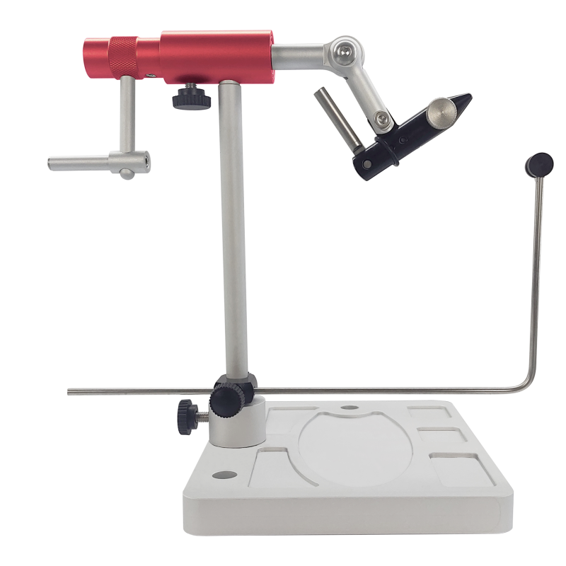 Riverruns Colorado 081 Full Rotary Design Fly Tying Vise Easy Adjustment of Rotation Resistance 26 to 4/0 Hook Sizes