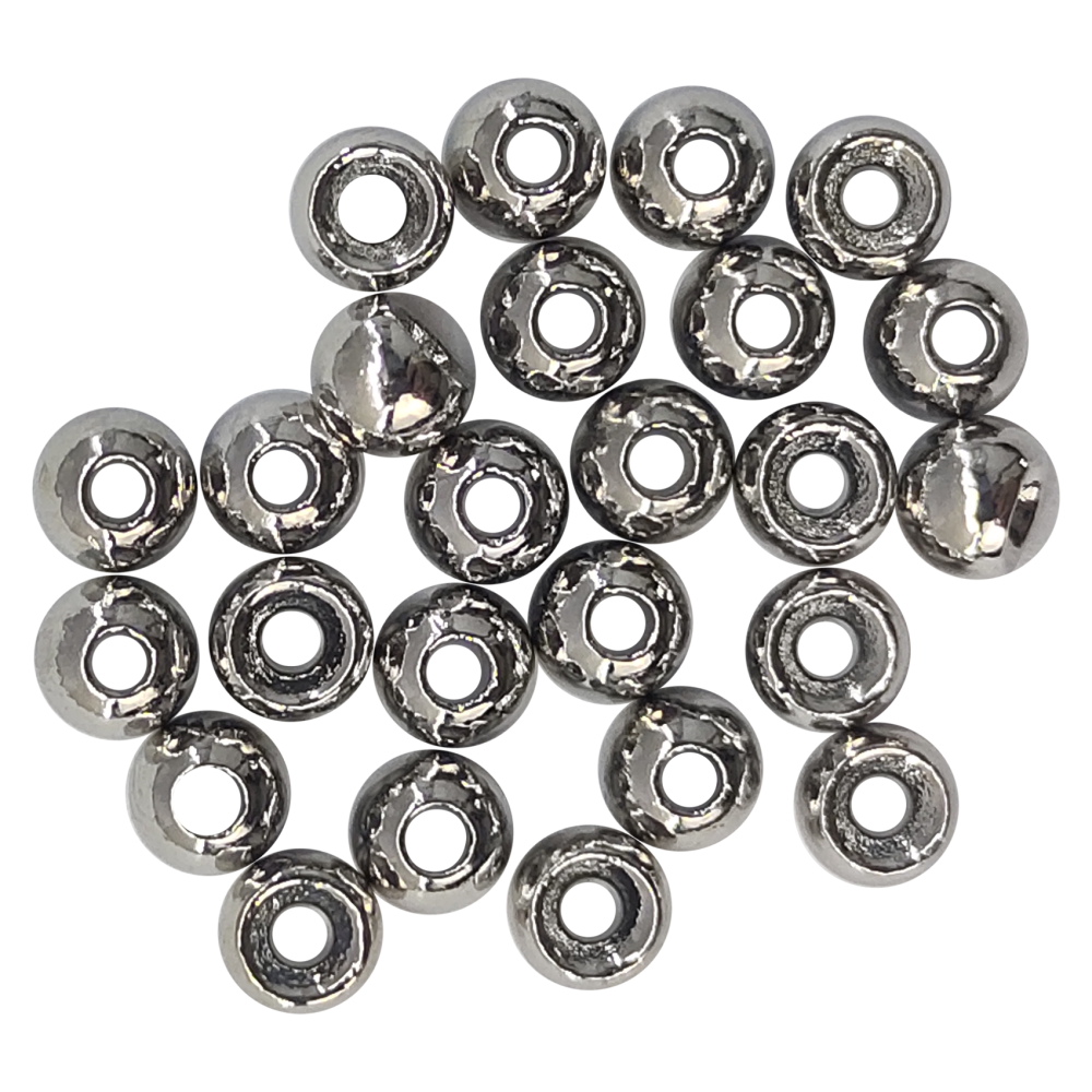 Fly Tying Beads 25 PC Tungsten Fly Tying Beads Head for Nymph Fishing Materials 12 Colors / 5 Sizes