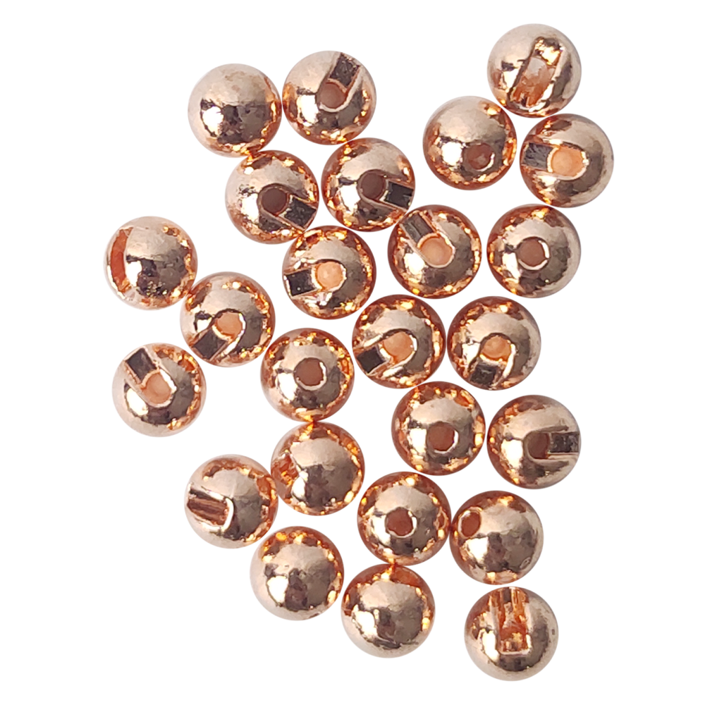 Eupheng Fly Tying Beads 25 PC Slotted Tungsten Beads Head for Nymph Fishing Materials 12 Colors / 5 Sizes