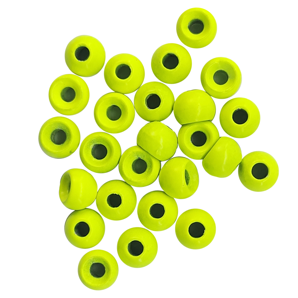 Fly Tying Beads 25 PC Tungsten Fly Tying Beads Head for Nymph Fishing Materials 12 Colors / 5 Sizes