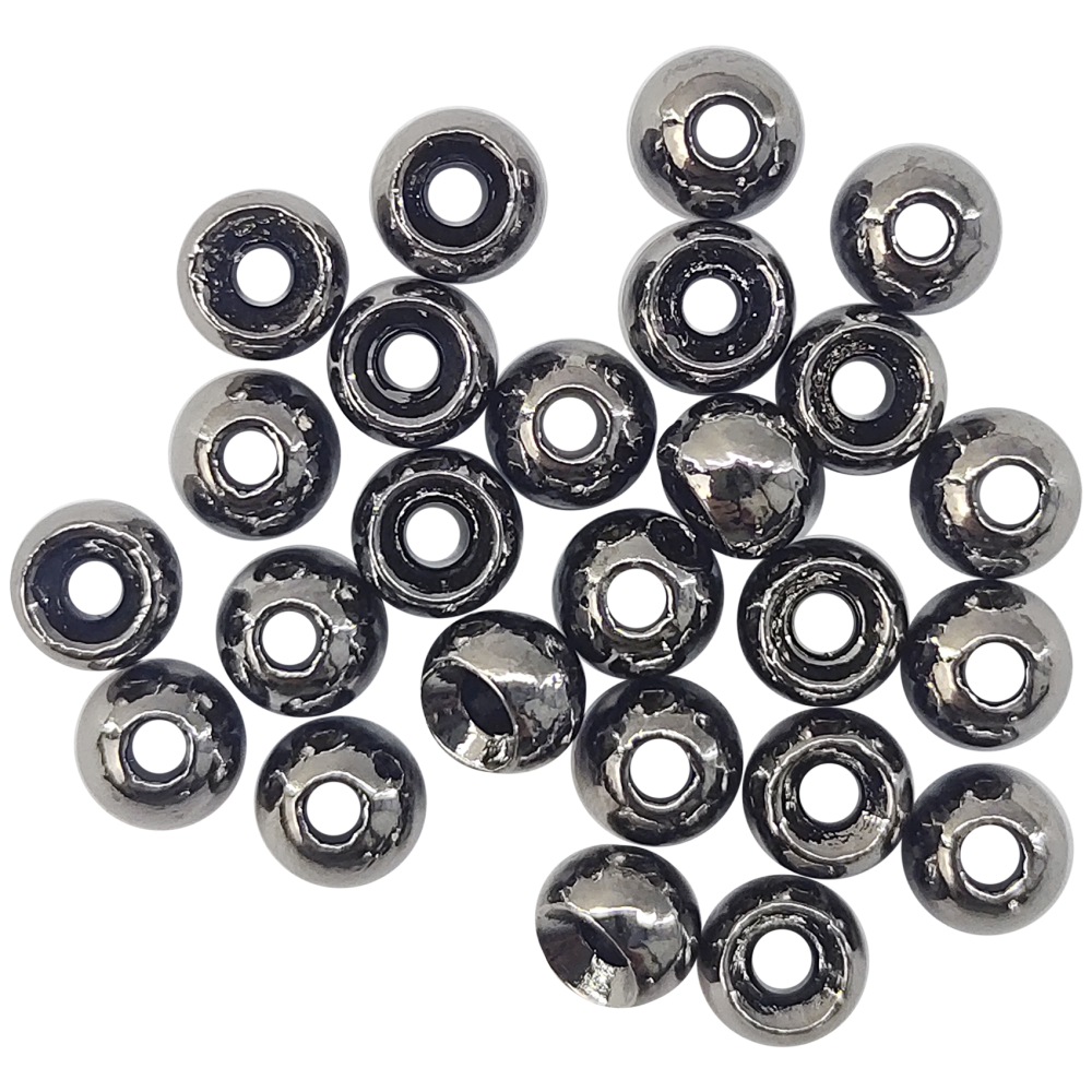 Fly Tying Beads 25 PC Tungsten Fly Tying Beads Head for Nymph Fishing Materials 12 Colors / 5 Sizes