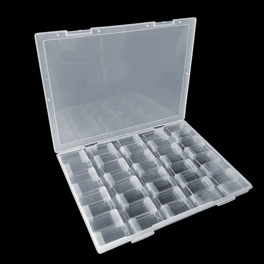 Eupheng 24LX40 40 Grids Bead Organizer Box in A4 Size Easy See All Through and Easy to Organize