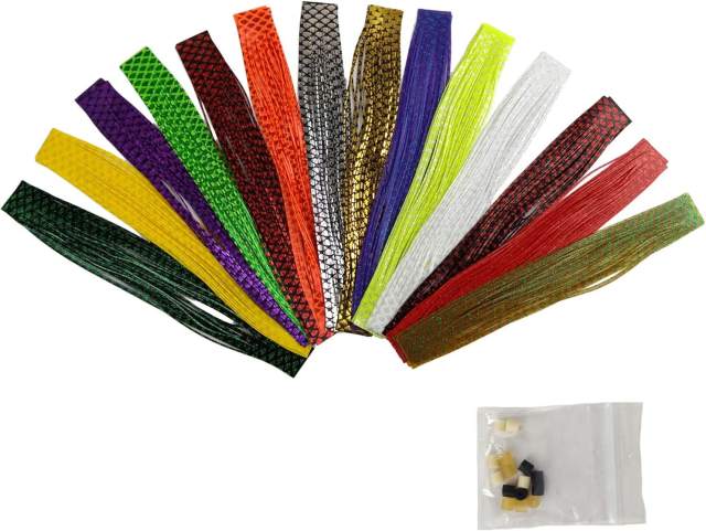 Eupheng Fly Tying Materials Fly Tying Silicone Rubber Legs Silicone Skirts Fly Tying Supplies 12Colors