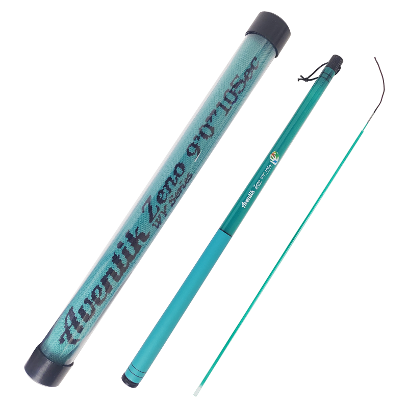 Aventik Zeno S2-Glass Tenkara Rod with 2 Extra Rod Sections 10 Sec in 9ft/10ft Excellent Durability and Strength, Collapsed to Only 14.6in/15.2in, 6:4 Soft M-Action, Super Lightweight and Compact, Elegant Translucent Color Super Eye-catching