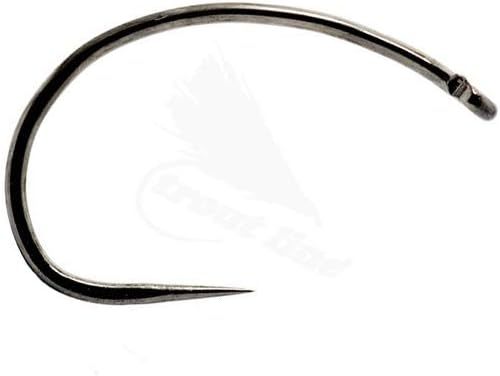 Eupheng 100pcs Plus Best Barbless Fishing Hooks Competition Fishing Hook Dry Nymph Strimp&Pupa Pupa& jig Fly Hooks with Free Mini Fly Box