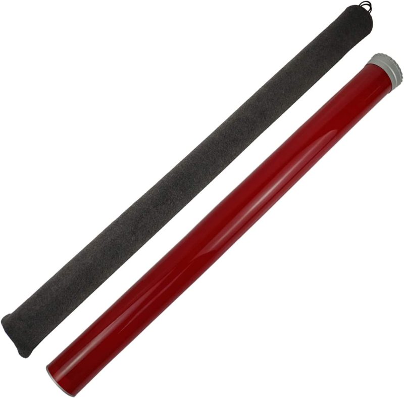 Z Aventik Super Glass Fly Fishing Rod Tube(Case) CNC Aluminum Cap – fits Any 9ft 4pcs Fly Rod