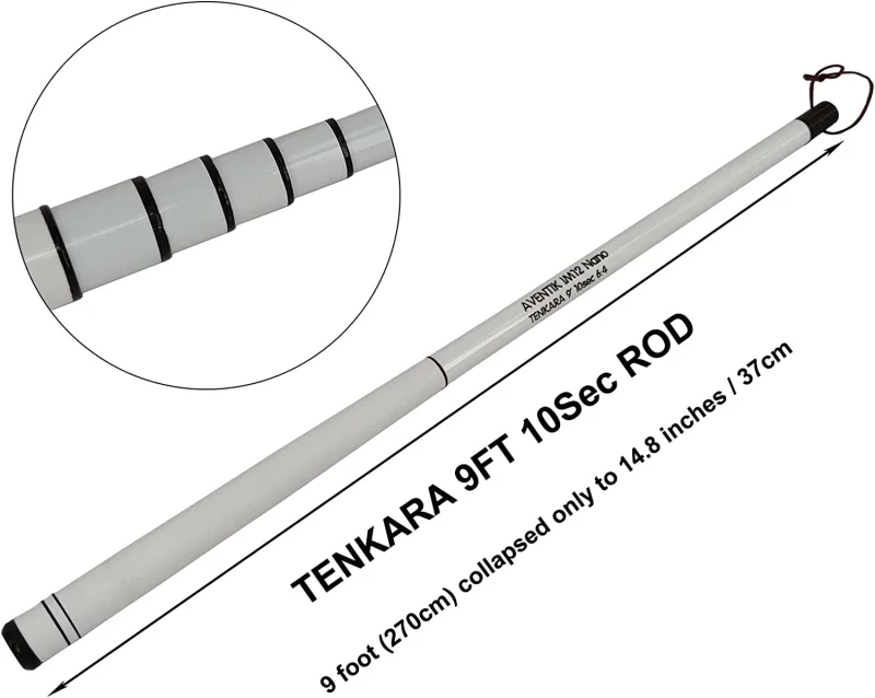 Z Aventik Tenkara Rod Pro IM12 Nano 6:4 Action 2 Mini Sizes All Water  Conditions