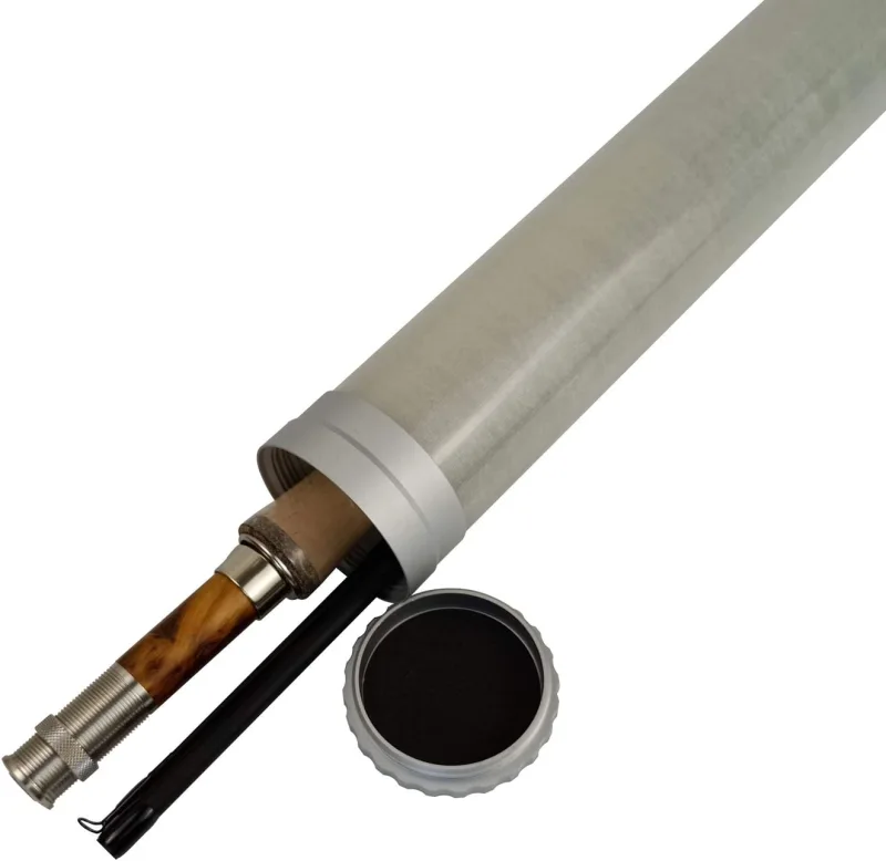 Z Aventik Super Glass Fly Fishing Rod Tube(Case) CNC Aluminum Cap – fits  Any 9ft 4pcs Fly Rods