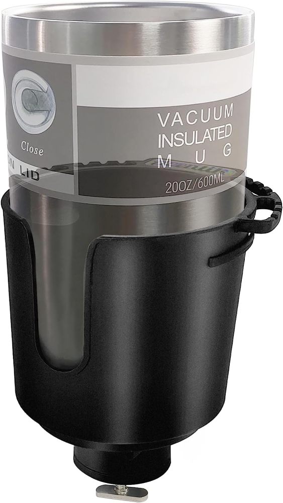 Eupheng Multi-Functional Kayak Cup Holder with Non-Slip Design, Bottle Holder, Drink Holder Available in 2 Sizes for Fishing Tool & Lures Storage Suitable for Track Mount Install