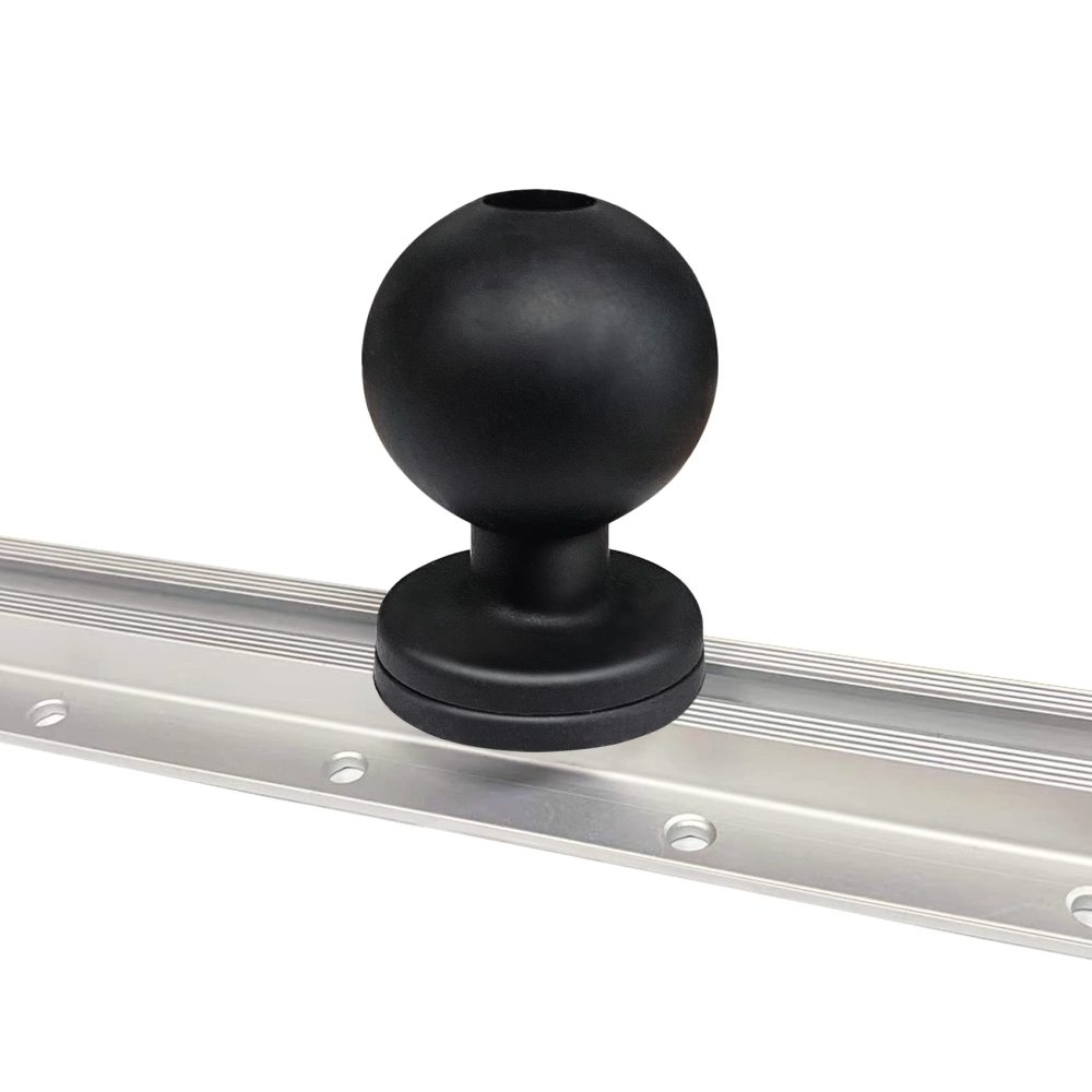 Eupheng Mount Track Ball with T-Bolt Attachment for Kayaks, Boats. (1.5" Track Ball and 1/4"-20 x 1 T-Bolt)